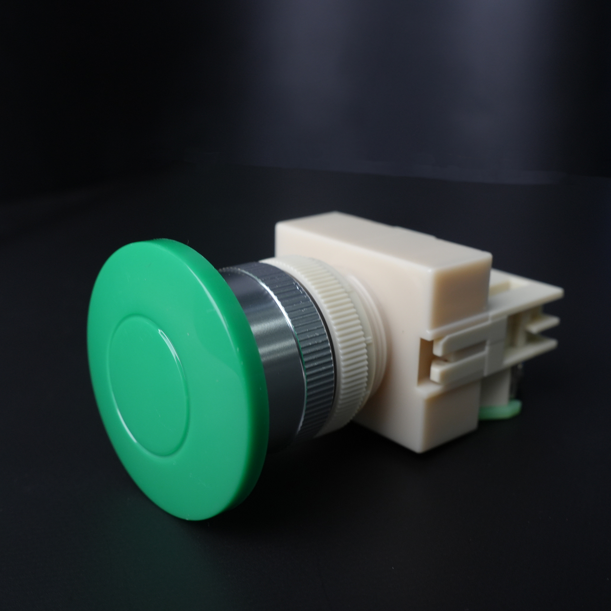 Green Flat Head Button